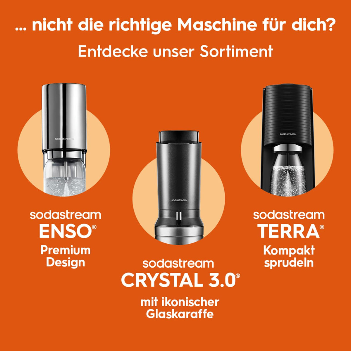 Wassersprudler mit 2 CO₂-Zylindern, 2 Glasflaschen und 2 BPA-freien Flaschen, 1 L, Schwarz/Titan