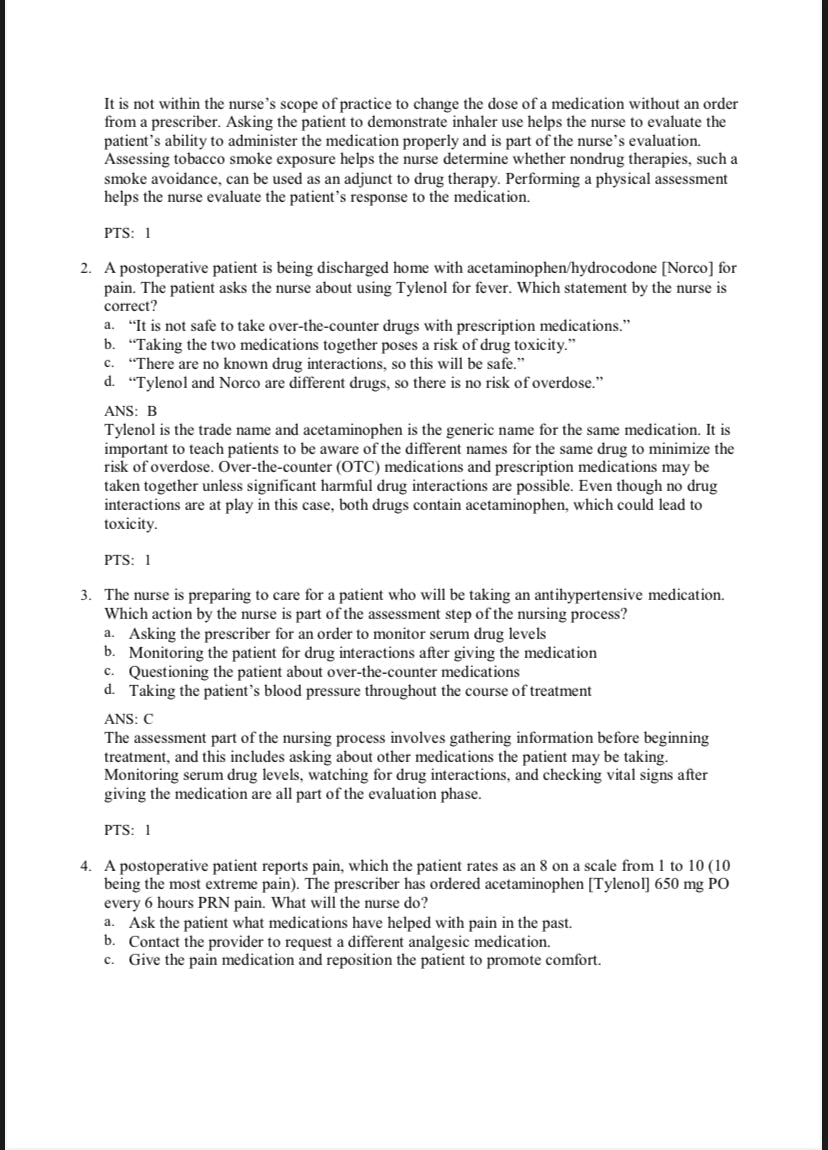 Testbank Lehne’s Pharmacology for Nursing Care, 11. Auflage von Jacqueline Rosenjack Burchum