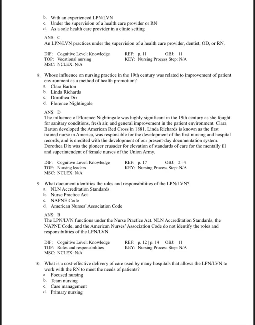Testbank Foundations of Nursing, 9. Auflage von Cooper
