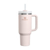 Trinkbecher mit Deckel und Strohhalm, 1,18 L, vakuumisoliert, Edelstahl, Rose Quartz