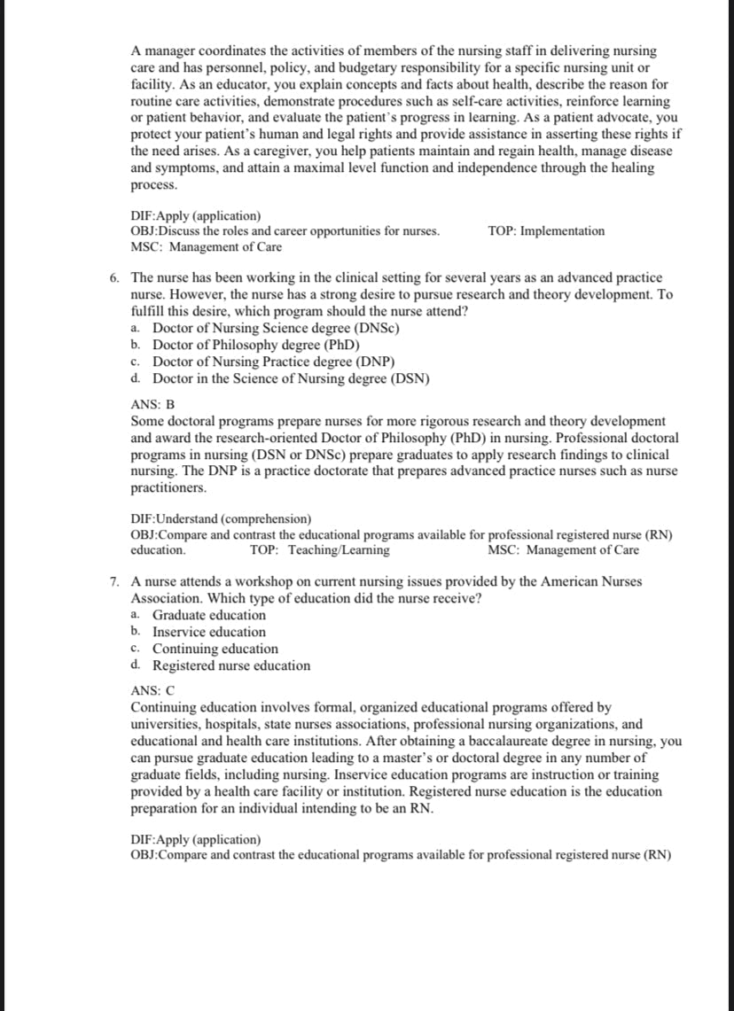 Testbank Fundamentals of Nursing, 11. Auflage von Potter & Perry