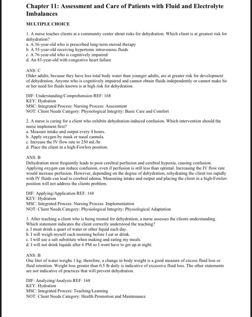 Testbank Medical-Surgical Nursing: Concepts for Interprofessional Collaborative Care, 9. Auflage von Donna D. Ignatavicius