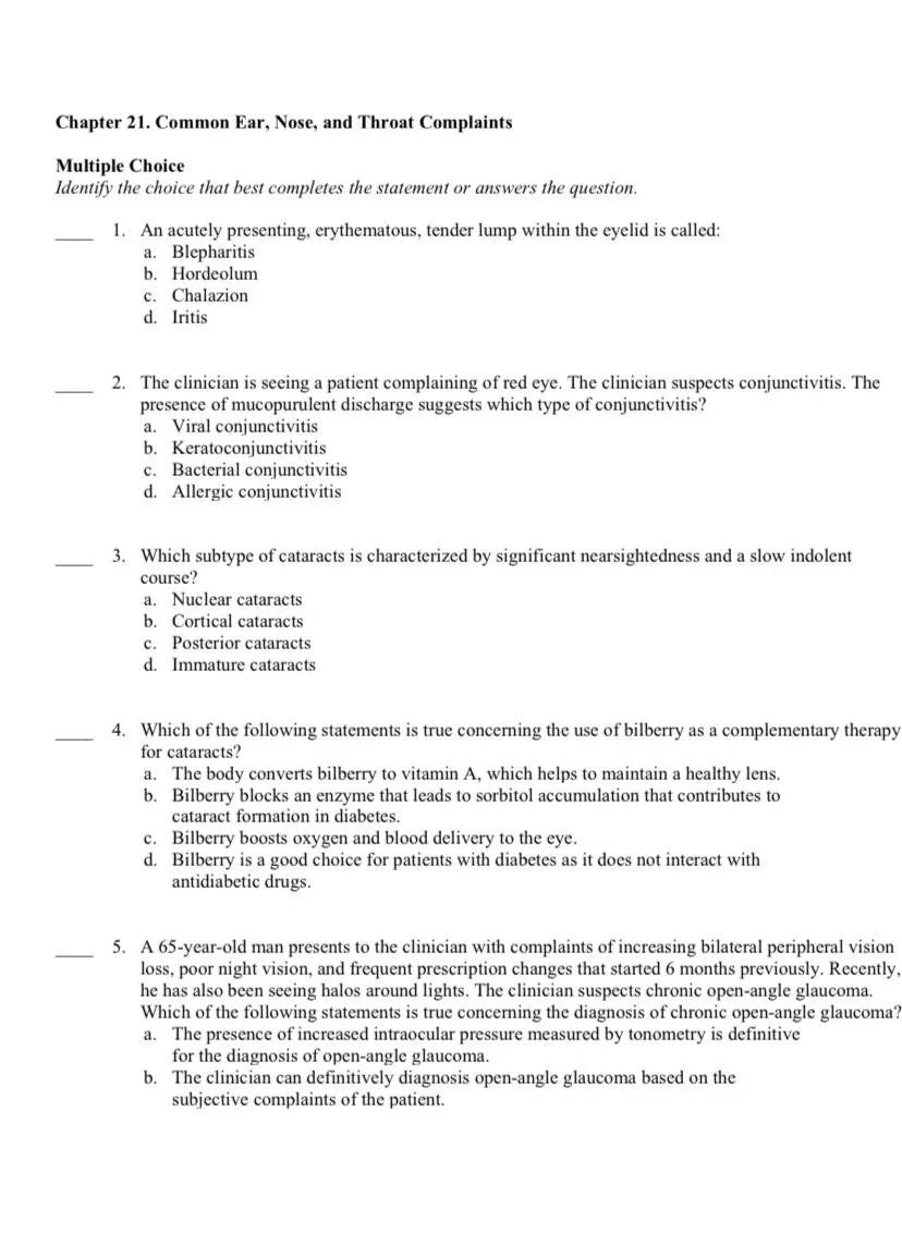 Testbank Primary Care: Art and Science of Advanced Practice Nursing – An Interprofessional Approach, 5. Auflage von Dunphy