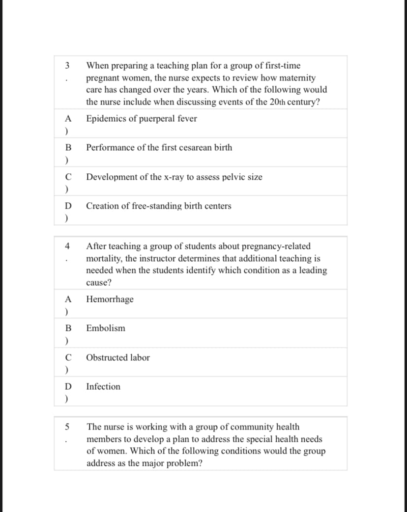 Testbank Essentials of Maternity, Newborn, and Women’s Health Nursing, 5. Auflage von Ricci