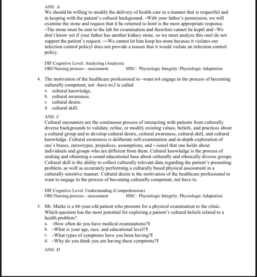 Testbank Seidel’s Guide to Physical Examination, 10. Auflage
