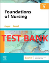 Testbank Foundations of Nursing, 9. Auflage von Cooper und Gosnell