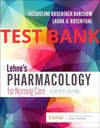 Testbank Lehne’s Pharmacology for Nursing Care, 11. Auflage von Jacqueline Rosenjack Burchum
