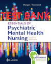 Testbank Essentials of Psychiatric Mental Health Nursing: Concepts of Care in Evidence-Based Practice, 8. Auflage von Morgan & Townsend